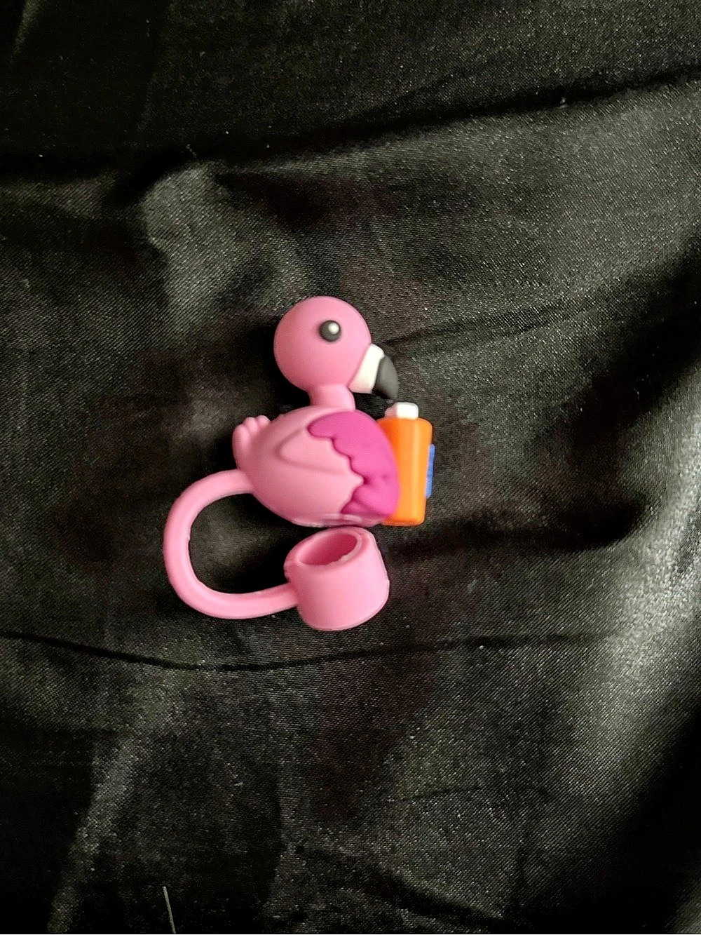 Dutch Bros Flamingo Straw Topper